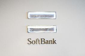 Softbank signage and logo